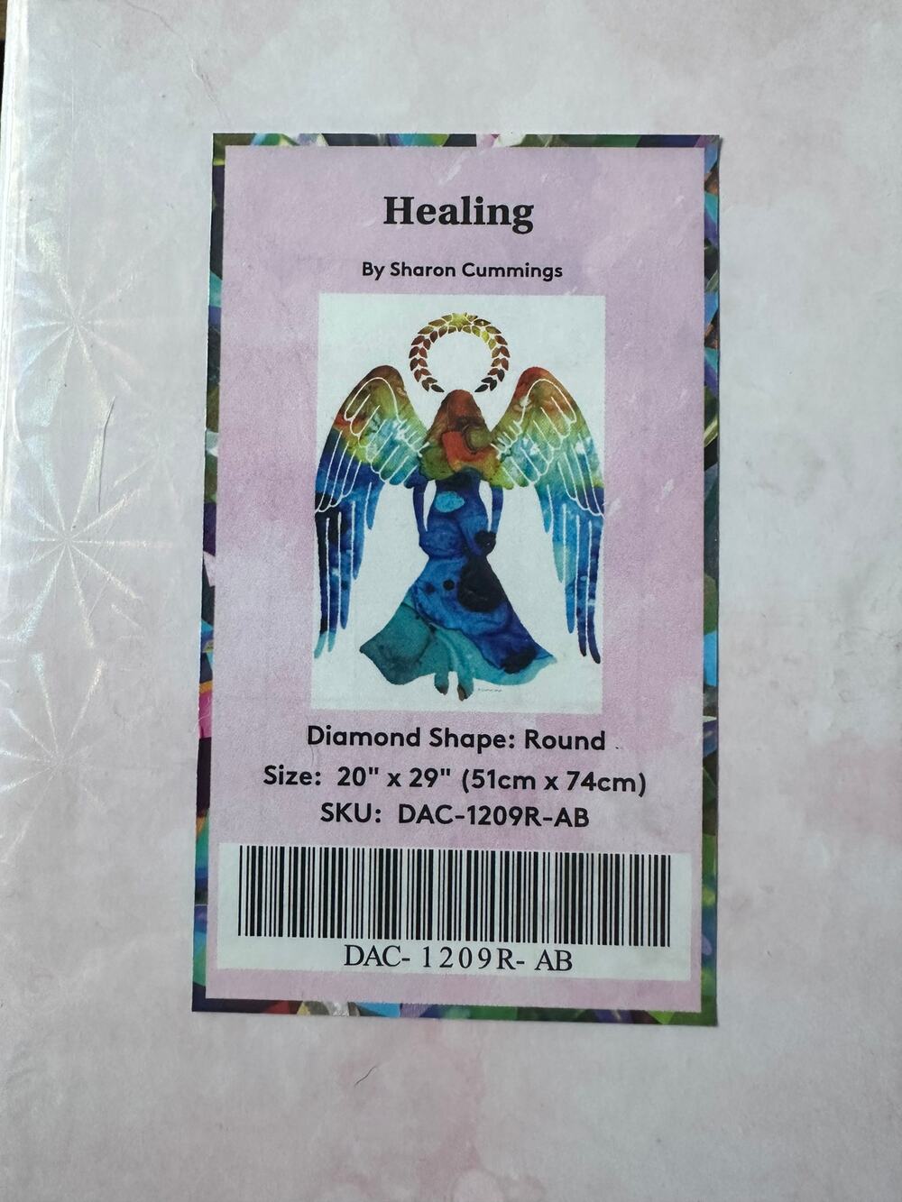 Healing by Sharon Cummings Sealed Archived Diamond Art Club Angel